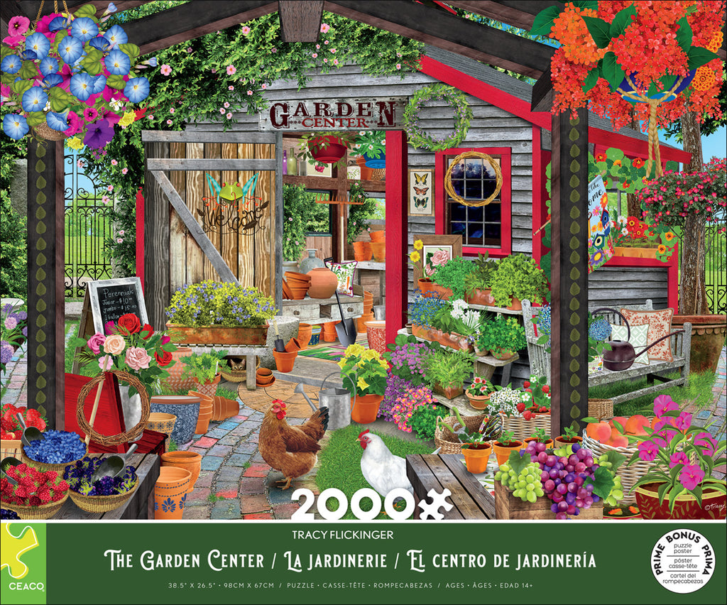 Garden Center- 2000 Piece Puzzle – Ceaco.com