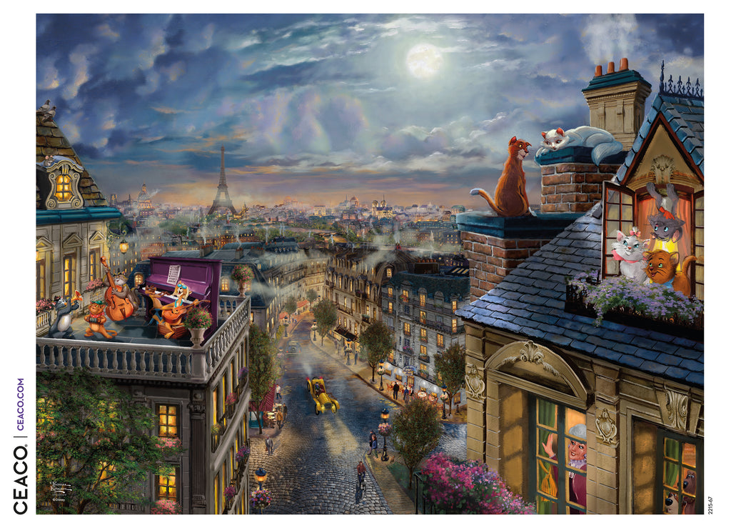 THOMAS KINKADE／90sヴィンテージ／MADE IN USA ラグ Disney 90 Years of Mickey - Canvas Classics By Thomas