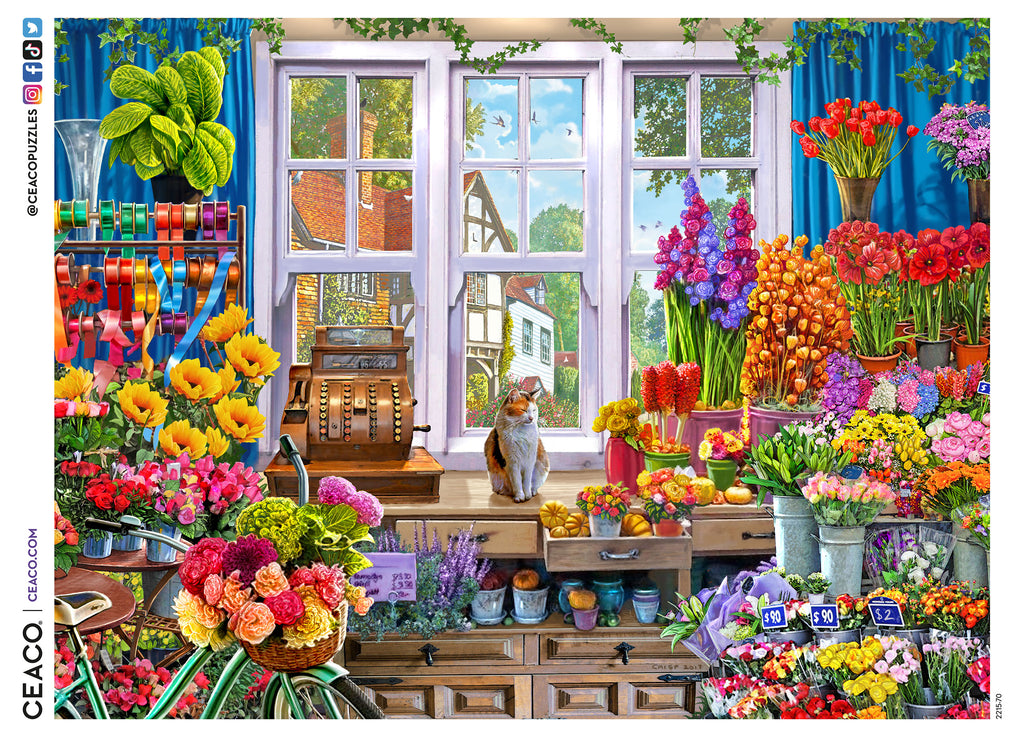 Flowerページ Flower Shoppe - 300 Piece Puzzle – Ceaco.com