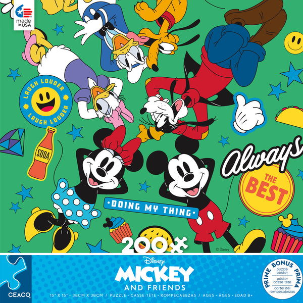 Mickey and Friends Foundation - 200 Piece Puzzle