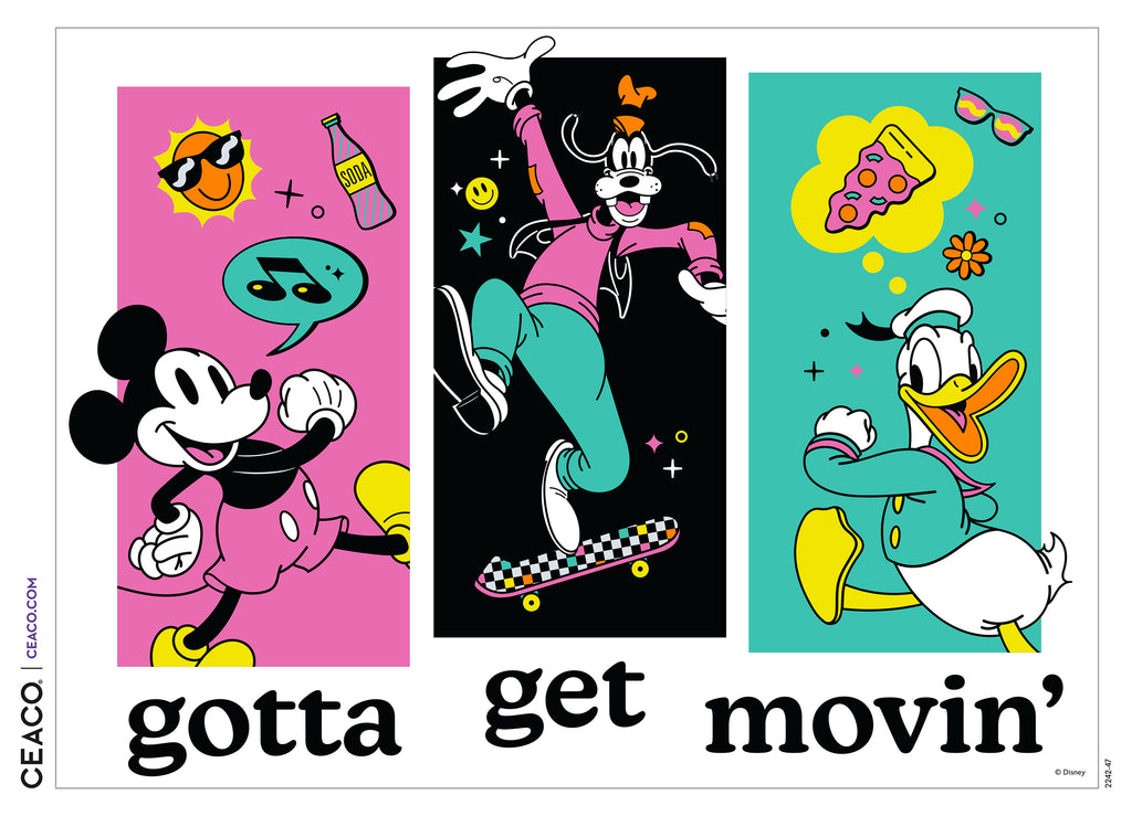 Mickey and Friends- Gotta Get Moving - 200 Piece Puzzle – Ceaco.com