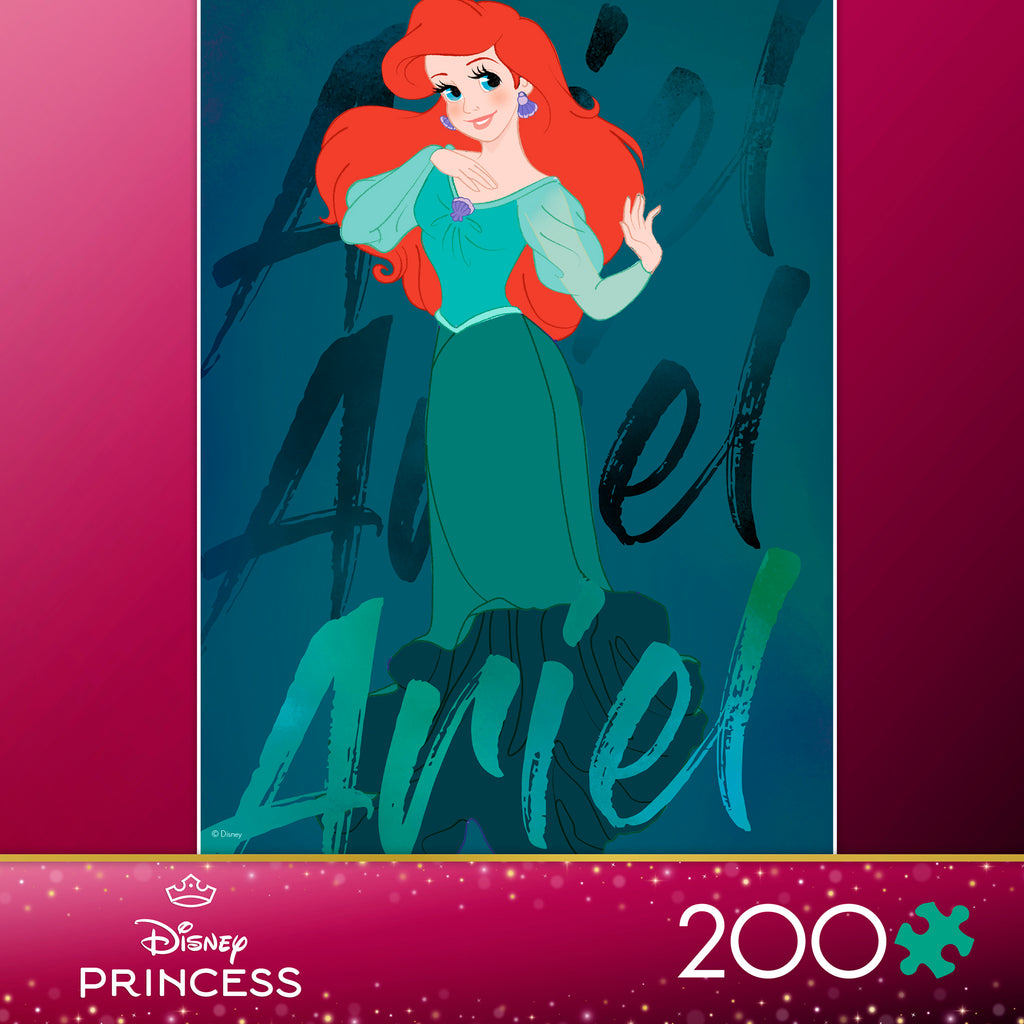 Disney Princess - Ariel - 200 Piece Puzzle – Ceaco.com, image size:1024x1024