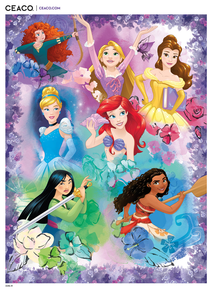 Purple Princess Collage 300 Piece Puzzle