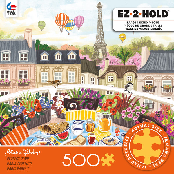 EZ 2 Hold - Perfect Paris- 500 Oversized Piece Puzzle