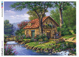Arturo Zarraga - Cottage by the River - 550 Piece Puzzle