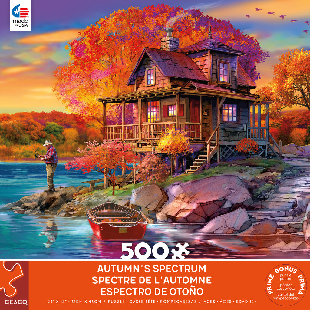 500 Piece Puzzle Autumn's Spectrum
