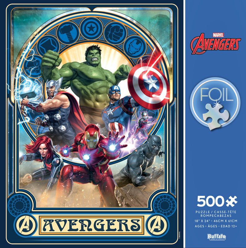 Marvel Avengers 48-Pieces Jigsaw Puzzle - Macanoco and Co.