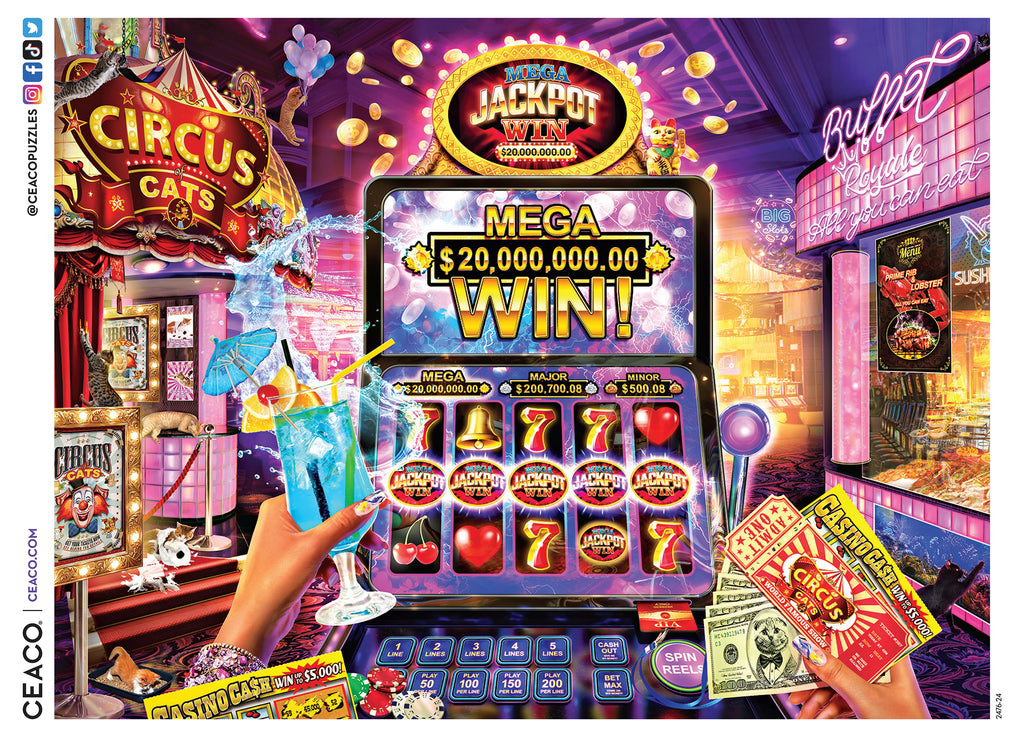 Jackpot! - 500 Piece Foil Puzzle – Ceaco.com