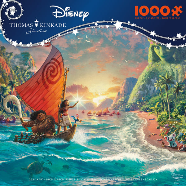 Thomas Kinkade Disney - Moana - 1000 Piece Puzzle