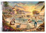 Thomas Kinkade Disney - The Little Mermaid Celebration of Love - 1000 Piece Puzzle