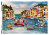 Thomas Kinkade Disney - Mickey and Minnie in Italy - 1000 Piece Puzzle