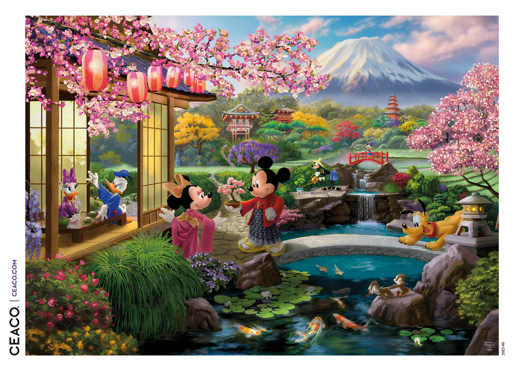 Disney - アオコ Amazon.com: Ceaco - Silver Select - Kinkade Disney