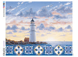 EZ 2 Hold - Lighthouse Quilt - 1000 Oversized Piece Puzzle