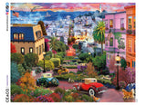 EZ 2 Hold - Colorful Lombard Street - 1000 Oversized Piece Puzzle