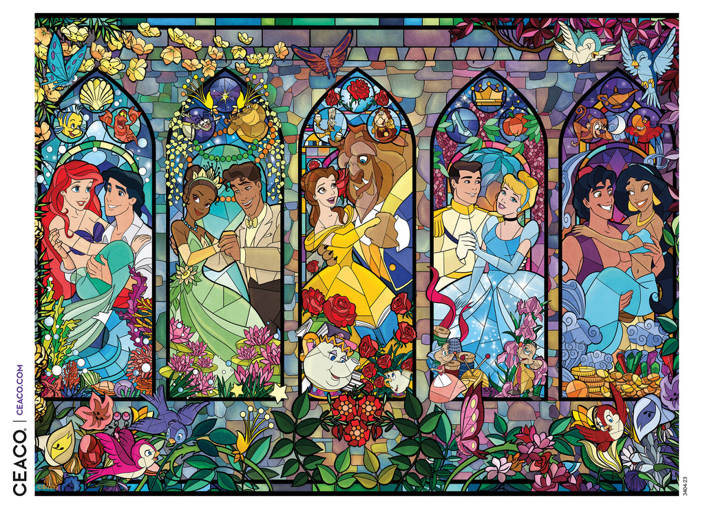 Disney - Princess Castle Royal Windows- 1500 Piece Puzzle – Ceaco.com