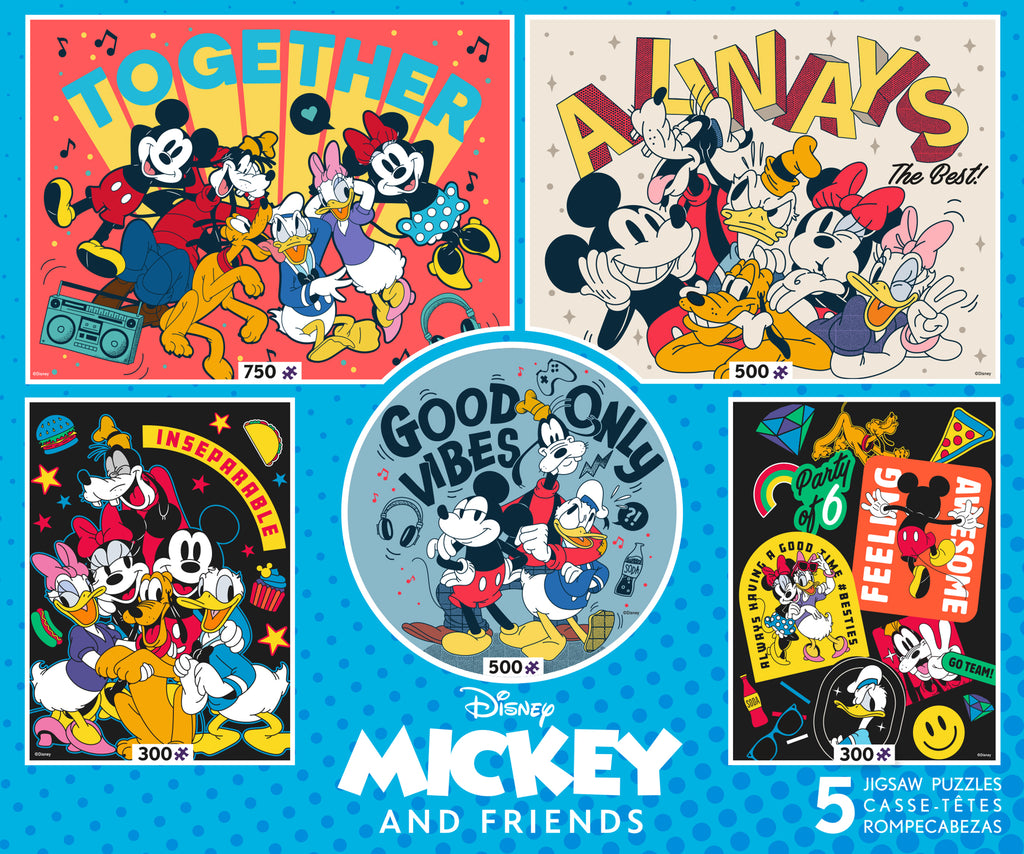 Baby puzzle - 5 puzzles - Disney : Mickey - Educa - Rue des Puzzles