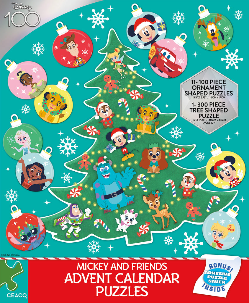Mickey's 12 Days of Christmas Advent Calendar - 12 puzzle set – Ceaco.com mickey-s-12-days-of-christmas-advent-calendar-12-puzzle-set-ceaco-com