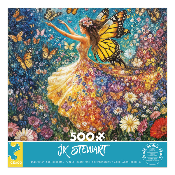 Lady Butterfly - 500 Piece Puzzle