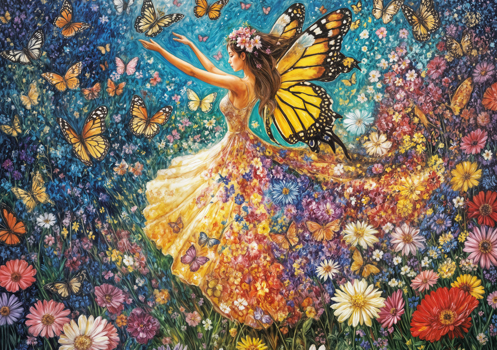 Lady Butterfly - 500 Piece Puzzle – Ceaco.com
