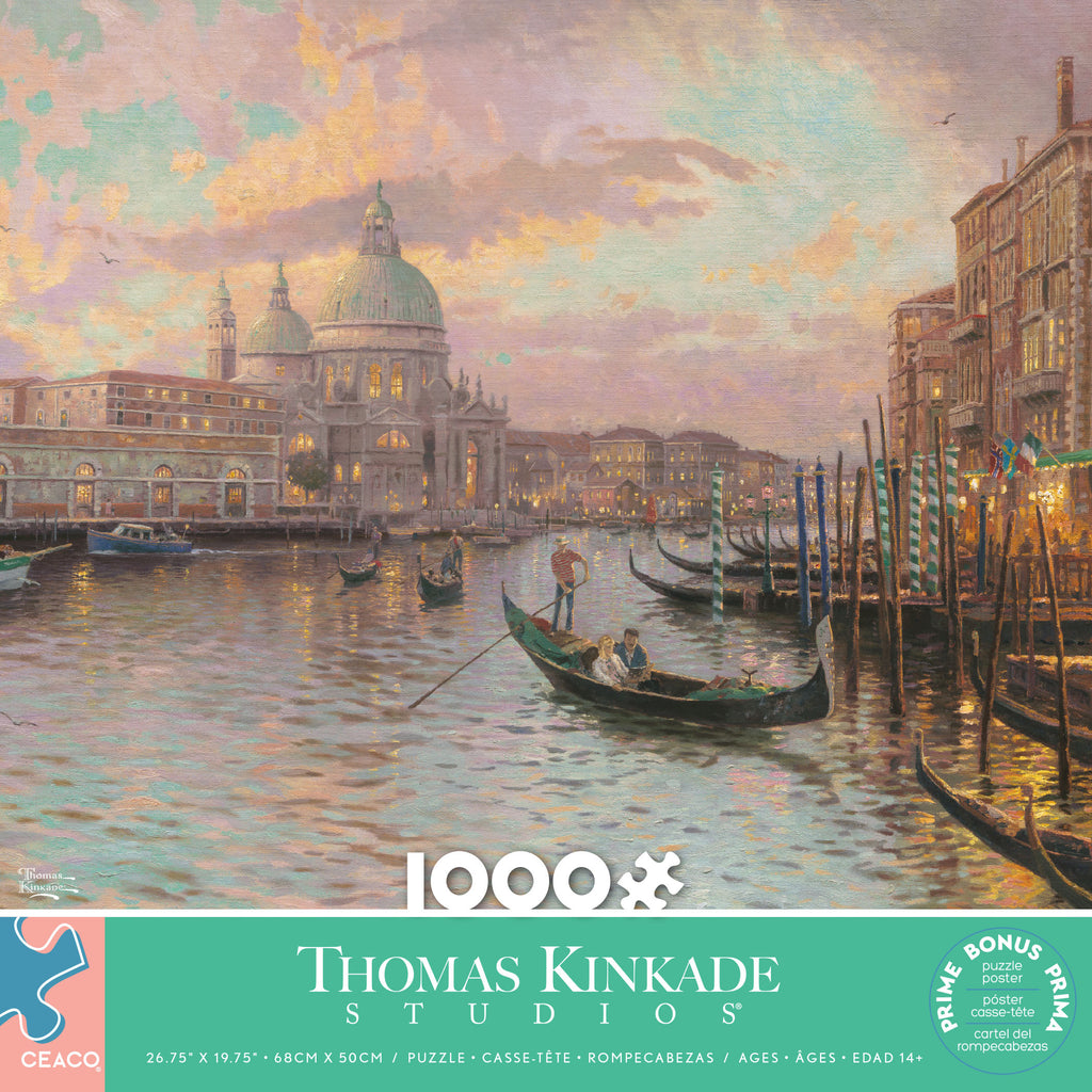 Thomas Kinkade - Venice - 1000 Piece Puzzle – Ceaco.com