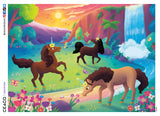 Afro Unicorn - Awesome - 200 Piece Puzzle