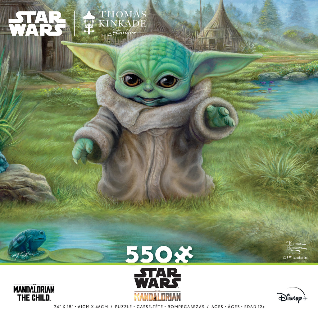 Thomas Kinkade Studios - Star Wars Mandalorian - Child's Play - 500 Pi –