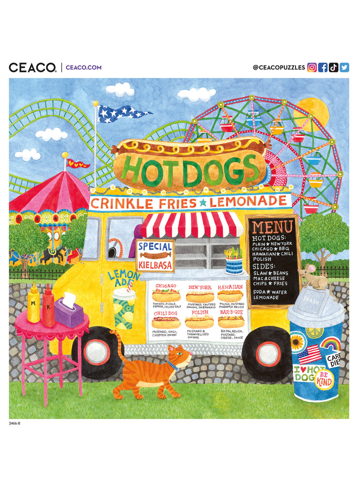 Food Truck Festival Puzzle – 500 Teile Mit Sortierer, Für Puzzle-Fans