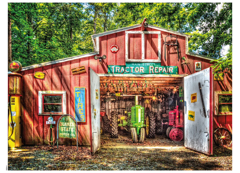 Simple Life Tractor Repair 750 Piece Puzzle Ceaco simple-life-tractor-repair-750-piece-puzzle-ceaco