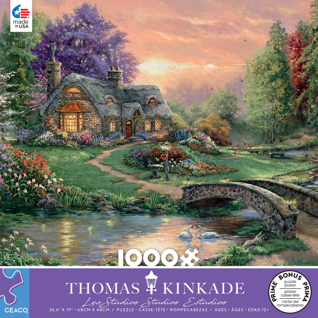 Thomas Kinkade - Amsterdam Cafe - 1000 Piece Puzzle –