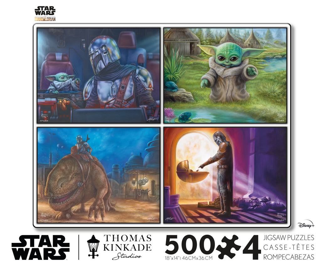 Disney Puzzle Set - Star Wars The Mandalorian - 4 Pack
