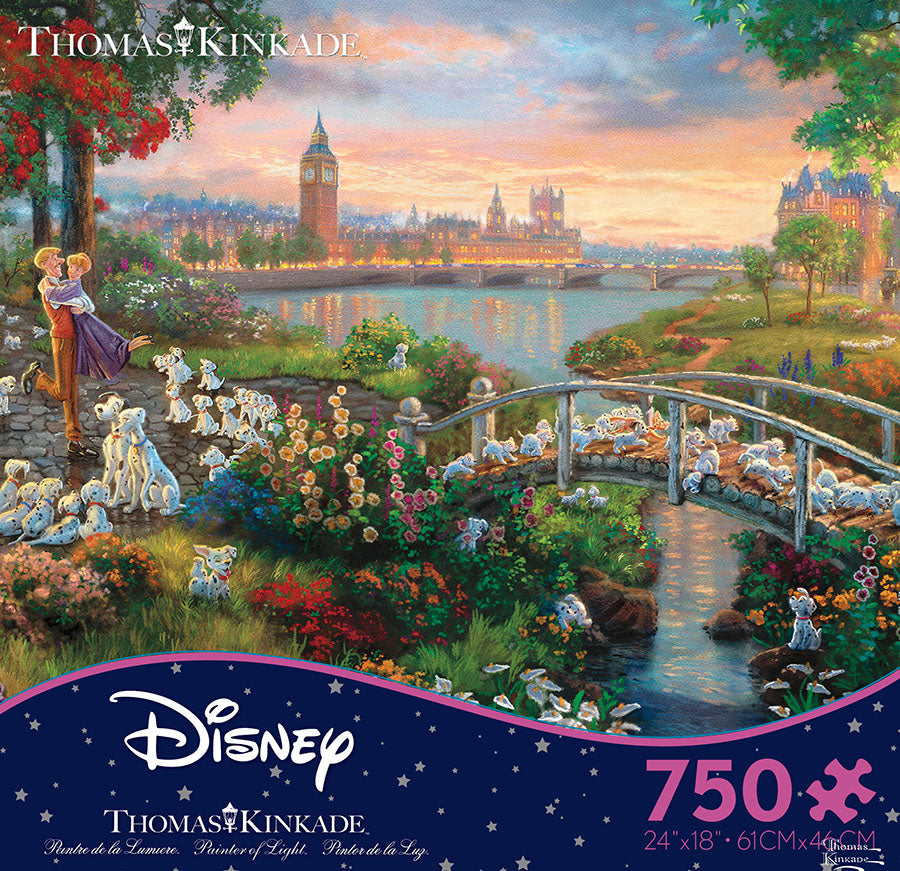 Ceaco 2000-Piece Thomas Kinkade Disney Cinderella Dancing Interlocking  Jigsaw Puzzle