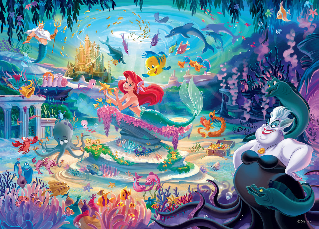 Disney Fine Art Little Mermaid 1000 Piece Puzzle