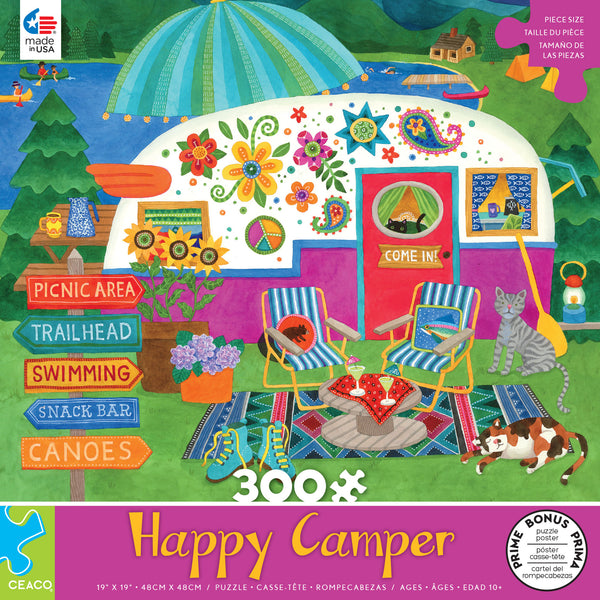 Happy Camper - Lake Camper - 300 Piece Puzzle