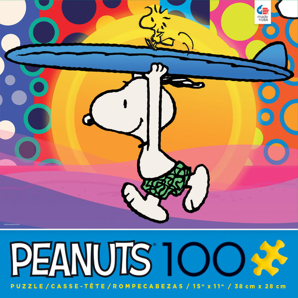 Peanuts - Surf City - 100 Piece Puzzle