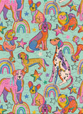 Kids 100 Piece Puzzle - Rainbow Dogs - 100 Piece Puzzle