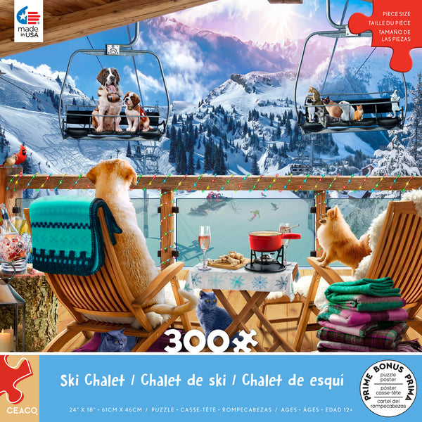 Ski Chalet - 300 Piece Puzzle