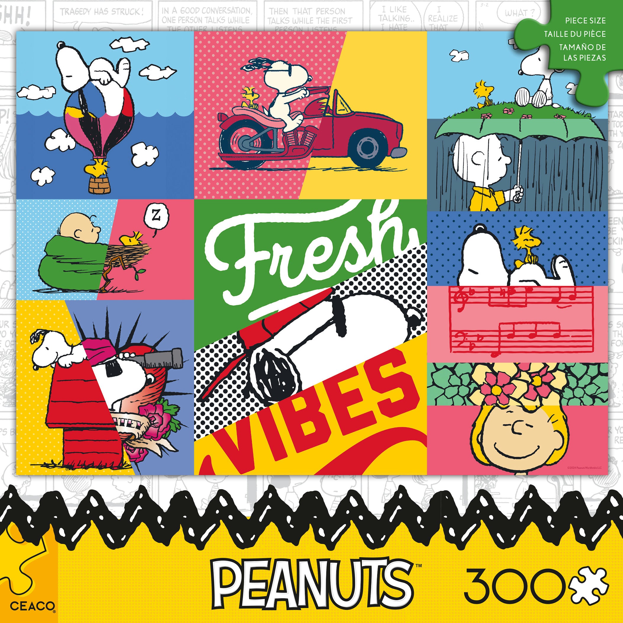 Peanuts Fresh Vibes - 300 Piece Puzzle – Ceaco.com