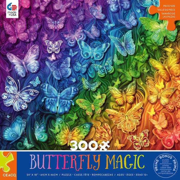 Butterfly Magic - 300 Piece Puzzle