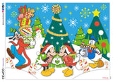 Mickey and Minnie Holiday Love - 200 Piece Puzzle