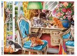 Paws Gone Wild - Kittens in the Bedroom - 500 Piece Puzzle