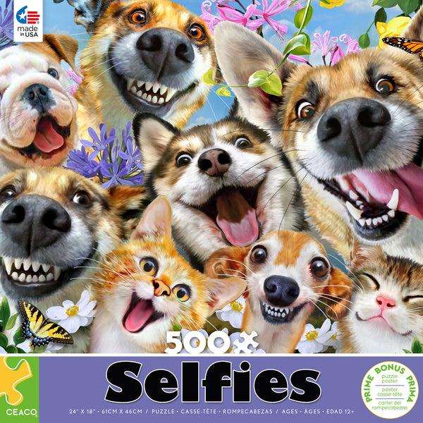 Selfies - Companion Selfies - 500 Piece Puzzle