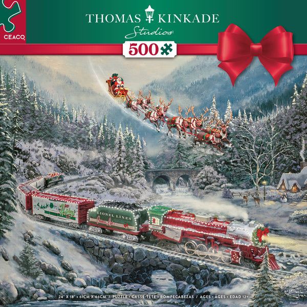 Ceaco Thomas Kinkade - Santa's Night Before Christmas Jigsaw