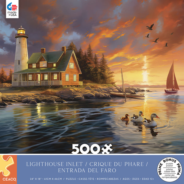 Harmony - Lighthouse Inlet - 500 Piece Puzzle
