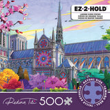 EZ 2 Hold - Colorful Notre Dame - 500 Oversized Piece Puzzle