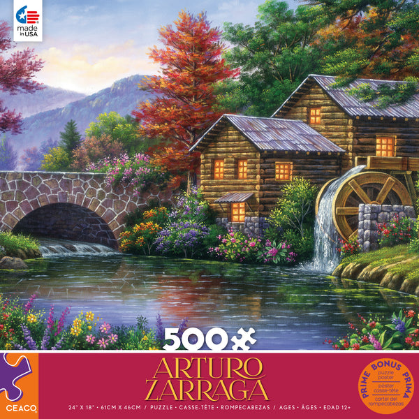 Arturo Zarraga - Watermill - 500 Piece Puzzle