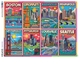500 Piece Puzzle - Travel Posters