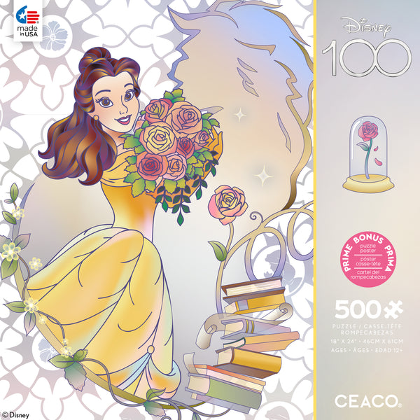 500 Piece Puzzle - D100 Platinum Princess Belle