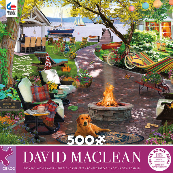 500 Piece Puzzle - Marian's Garden