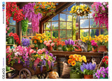 500 Piece Puzzle - Colorful Potting Shed