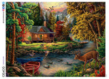 500 Piece Puzzle - Enchanted Forest Lake